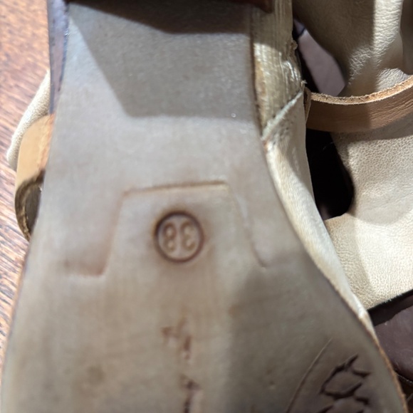 A.S. 98 open toed beige booties size 38. - Picture 4 of 9